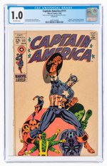 CAPTAIN AMERICA #111 MARCH 1969 CGC 1.0 FAIR.