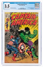 CAPTAIN AMERICA #110 FEBRUARY 1969 CGC 3.5 VG- (FIRST MADAME HYDRA).