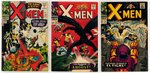 X-MEN COMIC LOT OF THREE EARLY SILVER AGE ISSUES.