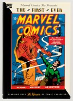 FIGHTING AMERICAN & MARVEL COMICS #1 HARDCOVER PAIR.