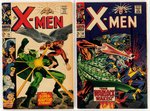 X-MEN COMIC LOT OF FOUR EARLY SILVER AGE ISSUES.