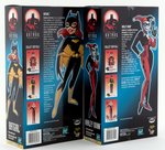 HARLEY QUINN & BATGIRL 12" FIGURE PAIR.