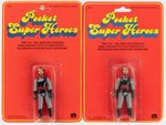 MEGO POCKET SUPER HEROES GENERAL ZOD PAIR OF CARDED FIGURES.