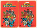 MEGO POCKET SUPER HEROES GENERAL ZOD PAIR OF CARDED FIGURES.