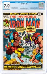 IRON MAN #55 FEBRUARY 1973 CGC 7.0 FINE/VF (FIRST THANOS & DRAX THE DESTROYER).