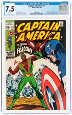 CAPTAIN AMERICA #117 SEPTEMBER 1969 CGC 7.5 VF- (FIRST FALCON).