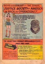 THE JUNIOR JUSTICE SOCIETY OF AMERICA" CLUB 1951 COMIC BOOK AD ORIGINAL PRODUCTION MECHANICAL ART.