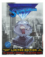 "THE RETURN OF SUPERMAN" FOSSIL WATCH WITH RETAILER'S POSTER.