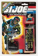 G.I. JOE: A REAL AMERICAN HERO - HIT & RUN SERIES 7/34 BACK CARDED ACTION FIGURE (MICRO FIGURE).