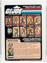 G.I. JOE (1982) - SHORT-FUZE SERIES 1/9 BACK AFA 80+ NM (STRAIGHT ARM/CLOSED HANDLE MORTAR).