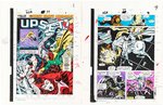 WEST COAST AVENGERS #39 STORY COLOR GUIDES (ANDY YANCHUS COLORIST).