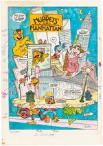 MARVEL COMICS SUPER SPECIAL #32 & MUPPETS TAKE MANHATTAN #1-3 VARIOUS STORY COLOR GUIDES (ANDY YANCHUS COLORIST).