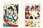 MARVEL COMICS PRESENTS #8, 15, 25-27, 29 (IRON MAN, PHOENIX, HAVOK) STORY COLOR GUIDES (ANDY YANCHUS COLORIST).