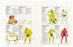 MARVEL HANDBOOK BOOK OF THE MARVEL UNIVERSE VOL. 2 #15 ALIEN APPENDIX FULL COVER COLOR GUIDE (ANDY YANCHUS COLORIST).