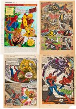 MARVEL TALES VARIOUS STORY COLOR GUIDES (1970S AMAZING SPIDER-MAN REPRINTS BY ANDY YANCHUS COLORIST).