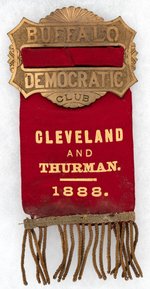 CLEVELAND & THURMAN 1888 BUFFALO NEW YORK RIBBON.