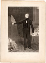 HENRY CLAY FULL STANDING PORTRAIT ENGRAVING PUBLISHED IN LOUISVILLE, KENTUCKY.
