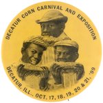 THREE BOYS EATING CORN ON THE COB FOR 1899 "DECATUR CORN CARNIVAL AND EXPOSITION".
