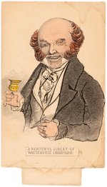 ANTI VAN BUREN 1840 MECHANICAL CARD.