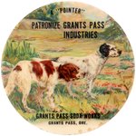 POCKET MIRROR FOR "GRANTS PASS SODA WORKS/GRANTS PASS ORE." C. 1912.