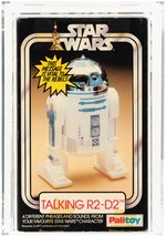 PALITOY STAR WARS (1978) - TALKING R2-D2 AFA 80 Q-NM.