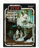 PALITOY/MECCANO STAR WARS: RETURN OF THE JEDI - SCOUT WALKER BI-LOGO AFA 80 Q-NM.