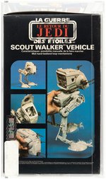 PALITOY/MECCANO STAR WARS: RETURN OF THE JEDI - SCOUT WALKER BI-LOGO AFA 80 Q-NM.