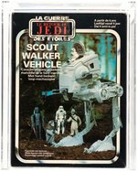 PALITOY/MECCANO STAR WARS: RETURN OF THE JEDI - SCOUT WALKER BI-LOGO AFA 80 Q-NM.