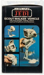 PALITOY/MECCANO STAR WARS: RETURN OF THE JEDI - SCOUT WALKER BI-LOGO AFA 80 Q-NM.