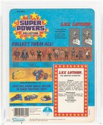 SUPER POWERS COLLECTION (1984) - LEX LUTHOR SERIES 1/12 BACK CAS 80.