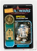 STAR WARS: THE POWER OF THE FORCE (1985) - ARTOO-DETOO (R2-D2) POP-UP LIGHTSABER 92 BACK AFA 80 Y-NM.