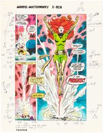 X-MEN #101 STORY COLOR GUIDES FOR MARVEL MASTERWORKS (ANDY YANCHUS COLORIST).