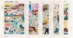 X-MEN #101 STORY COLOR GUIDES FOR MARVEL MASTERWORKS (ANDY YANCHUS COLORIST).