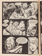 SOS #55 SPANISH HORROR COMIC BOOK COVER ORIGINAL ART.