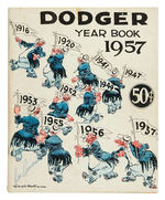 "DODGER YEARBOOK 1957" W/AUTOGRAPHS.