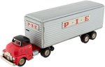 P.I.E. JAPAN FRICTION S.S.S. TOYS LARGE TIN TRUCK IN BOX.