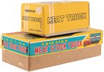 MEAT STOCK & MEAT TRUCK JAPAN FRICTION TIN PAIR IN BOXES.