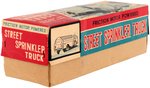 STREET SPRINKLER JAPAN FRICTION TIN TRUCK IN BOX & UNBOXED SPRINKLER TRUCK.