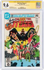 NEW TEEN TITANS #1 NOVEMBER 1980 CGC 9.6 NM+ SIGNATURE SERIES.