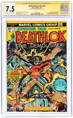 ASTONISHING TALES #25 AUGUST 1974 CGC 7.5 VF- SIGNATURE SERIES (FIRST DEATHLOK).