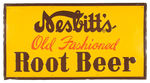 "NESBITT'S OLD FASHIONED ROOT BEER" EMBOSSED SELF FRAMED SIGN.