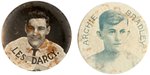 C. 1914-1920 TWO RARE BUTTONS PICTURING AUSTRALIAN BOXERS.