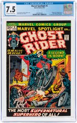 MARVEL SPOTLIGHT #5 AUGUST 1972 CGC 7.5 VF- (FIRST GHOST RIDER).