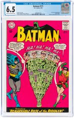 BATMAN #171 MAY 1965 CGC 6.5 FINE+ (FIRST SILVER AGE RIDDLER).