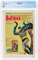 BATMAN #171 MAY 1965 CGC 6.5 FINE+ (FIRST SILVER AGE RIDDLER).