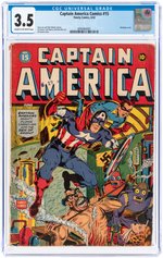 CAPTAIN AMERICA COMICS #15 JUNE 1942 CGC 3.5 VG-.