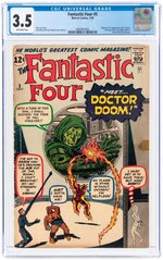 FANTASTIC FOUR #5 JULY 1962 CGC 3.5 VG- (FIRST DR. DOOM).