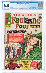 FANTASTIC FOUR ANNUAL #1 1963 CGC 6.5 FINE+ (FIRST LADY DORMA & KRANG).