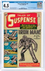 TALES OF SUSPENSE #39 MARCH 1963 CGC 4.5 VG+ (FIRST IRON MAN).