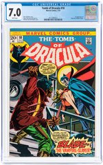 TOMB OF DRACULA #10 JULY 1973 CGC 7.0 FINE/VF (FIRST BLADE THE VAMPIRE SLAYER).